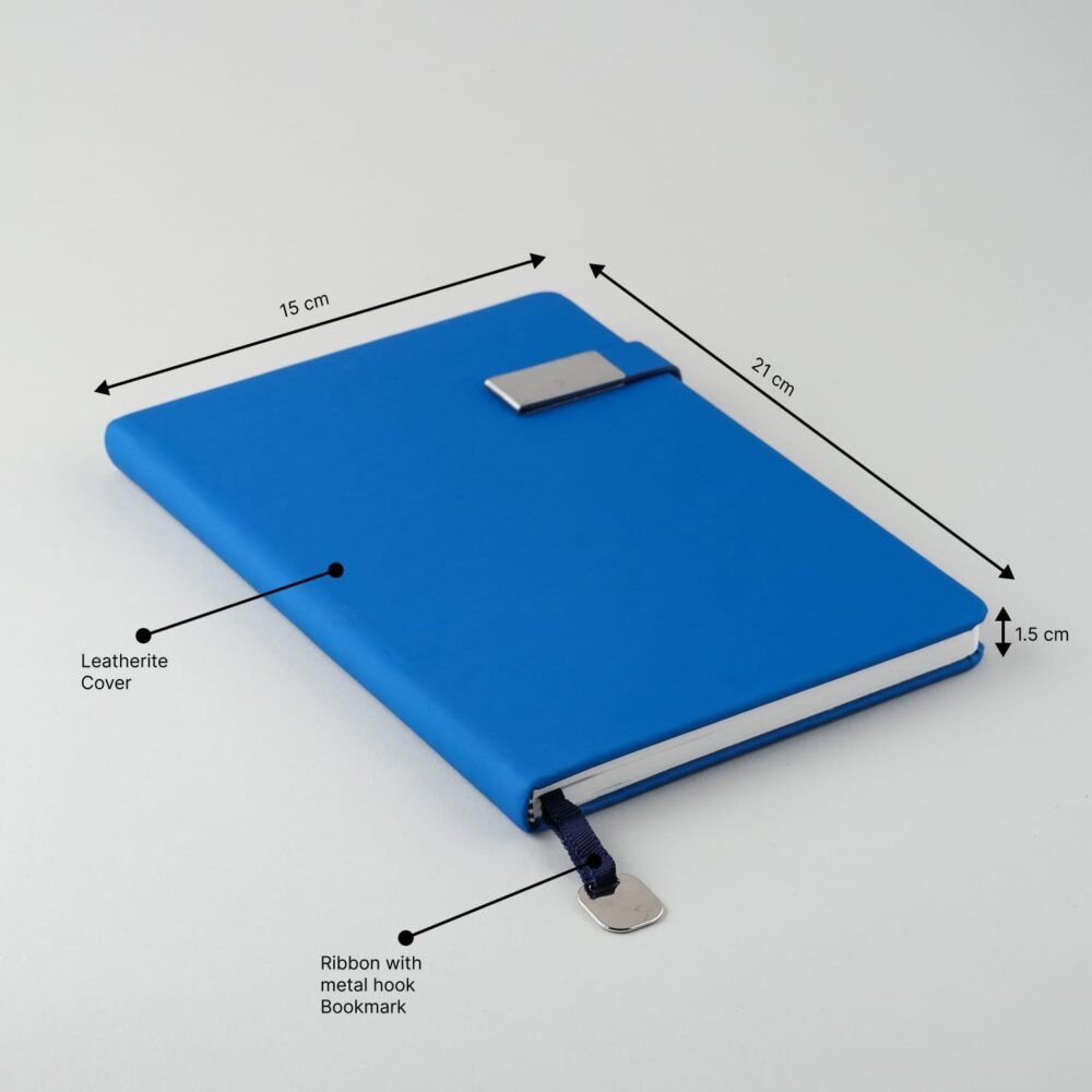 A5 Notebook in Leatherite | Magnetic Closure | Office Use Diary - Image 10