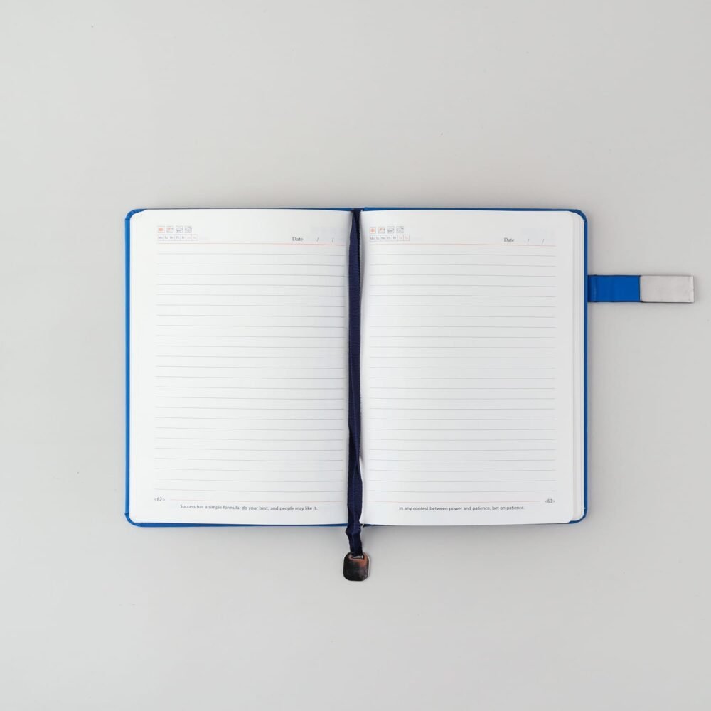A5 Notebook in Leatherite | Magnetic Closure | Office Use Diary - Image 5