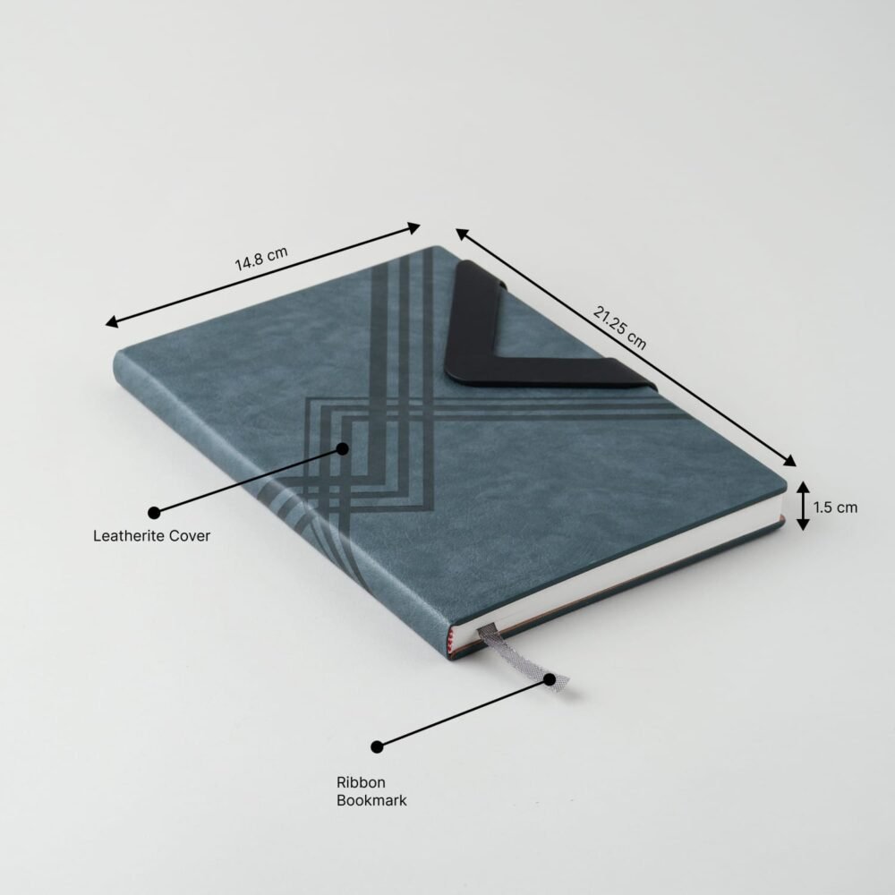 A5 Size Notebook with Magnetic Closure | Customized Diary for Office - Image 9