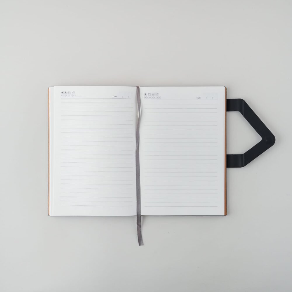 A5 Size Notebook with Magnetic Closure | Customized Diary for Office - Image 4